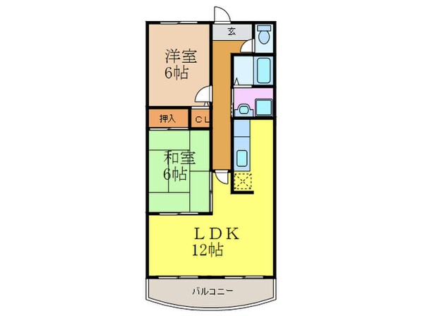 ＨＡＰＰＩＮＥＳＳ　７４３の物件間取画像